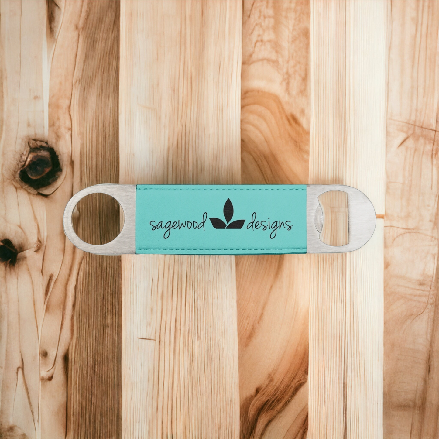 Branded Leatherette Bottle Openers