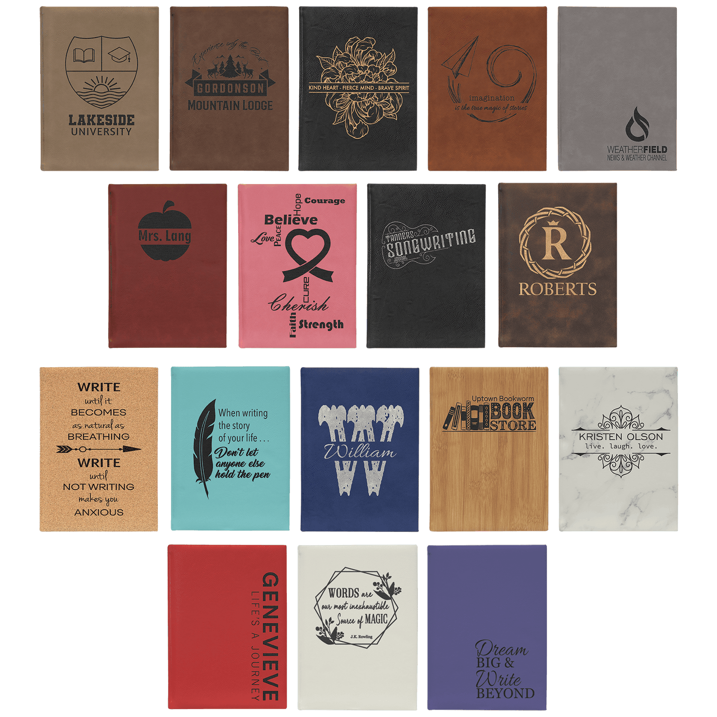 Branded Leatherette Notebook