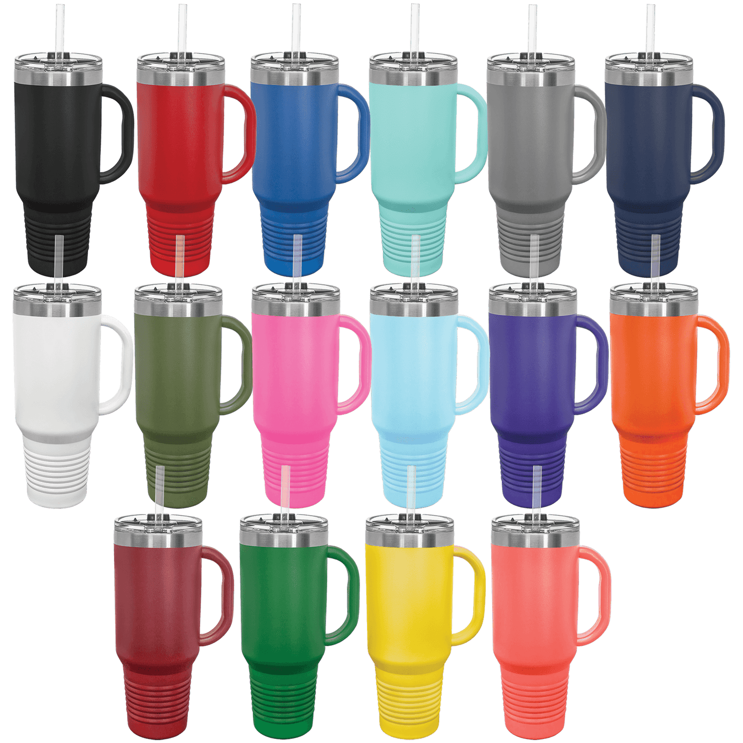 40 oz Travel Tumbler with Straw