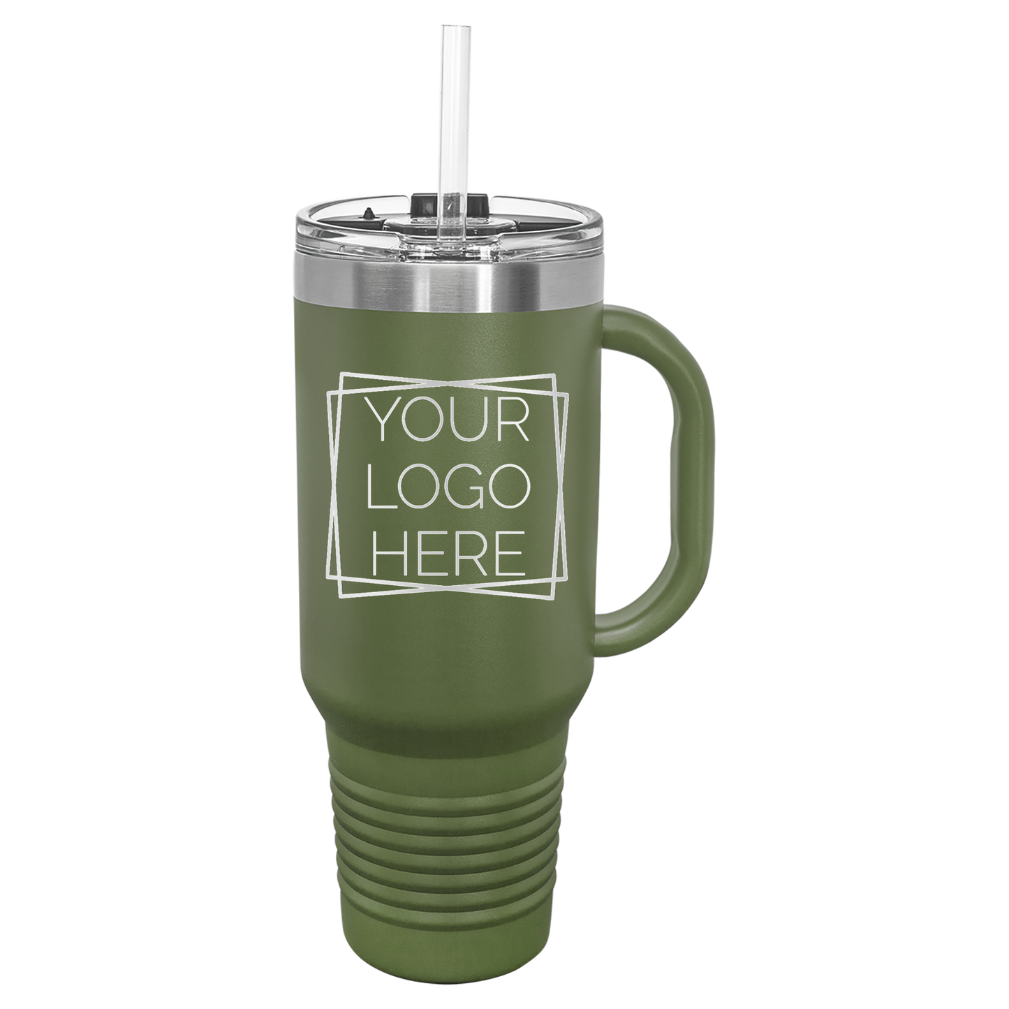 40 oz Travel Tumbler with Straw