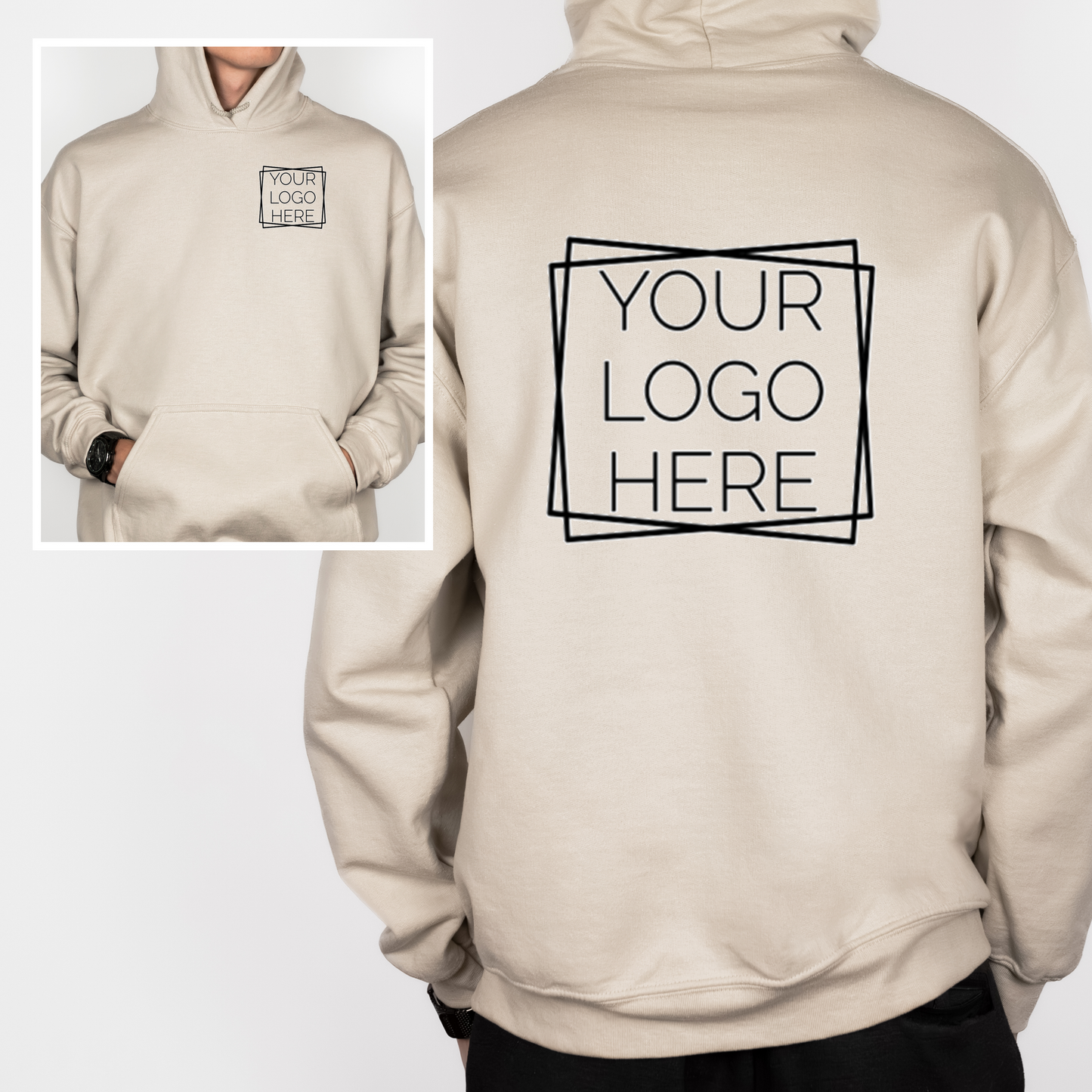 Branded Double Sided Unisex Hoodie